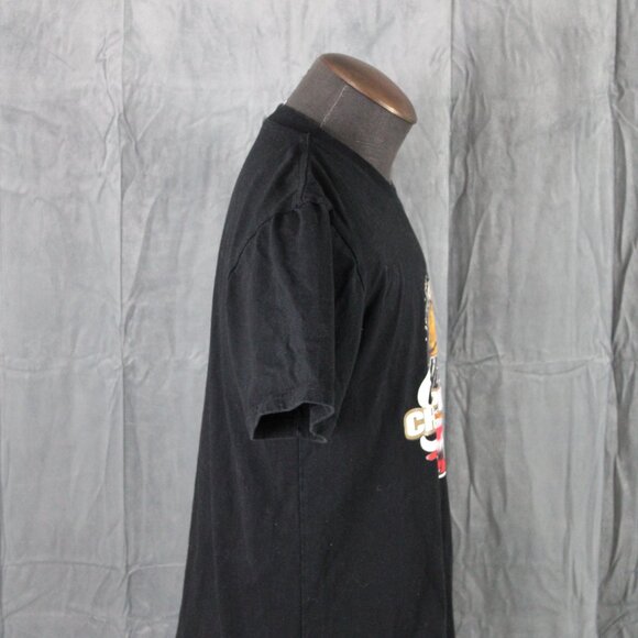 Chicago Bulls Shirt - 6 Time World Champions Iron On Graphic - Men's Medium - Picture 6 of 7